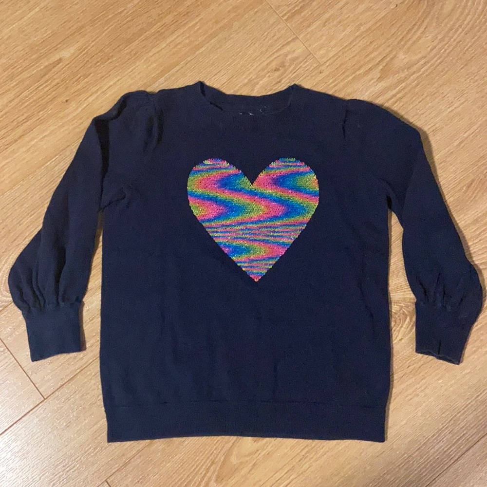 Gap flip sequins sweater - 4-5 years old